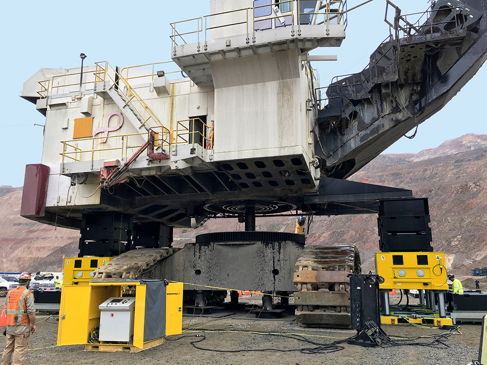 Jack Up System demonstrating use in a mining project.